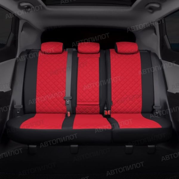 Чехлы Автопилот Экокожа Ромб на Москвич 3 (2022+)