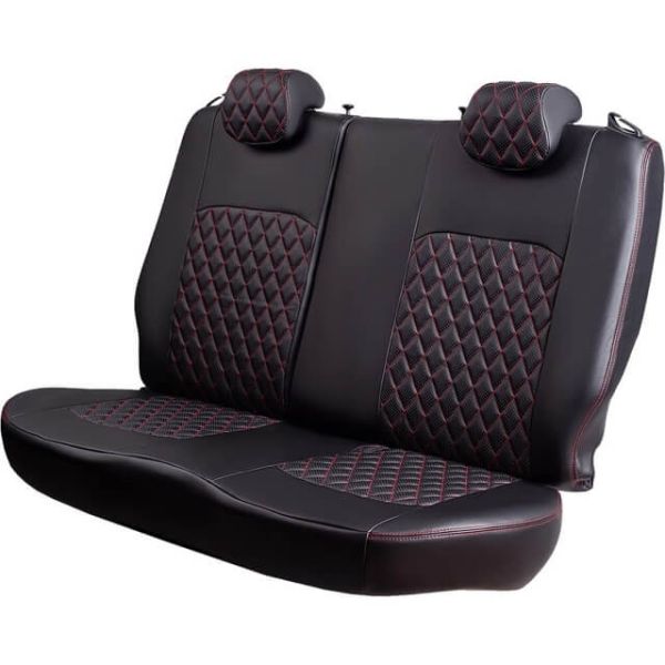 Чехлы Экокожа Турин Ромб на Peugeot 408 2012-2021 г.в. Чехлы Экокожа Турин Ромб на Peugeot 408 2012-2021 г.в.